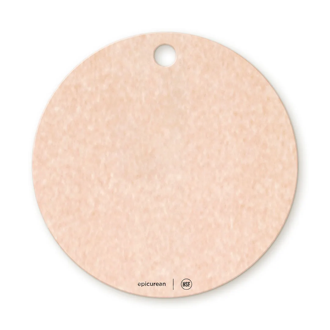 Epicurean 429-001201 Pizza Board – 12" Round x ¼" Thick Natural Composite 350°F Heat‑Res Knife‑Safe
