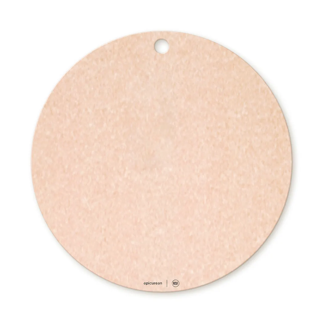 Epicurean 429-001801 Pizza Board, 18" Round x 1/4" Natural Composite, NSF, Heat‑Resistant, Knife‑Safe