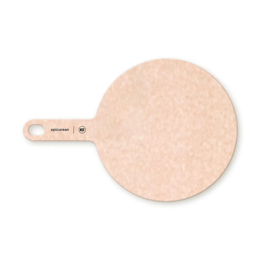 Epicurean 429-151001 Pizza Peel 10" Round NatComp Stain‑HeatResist 350°F Dish/Knife‑Safe
