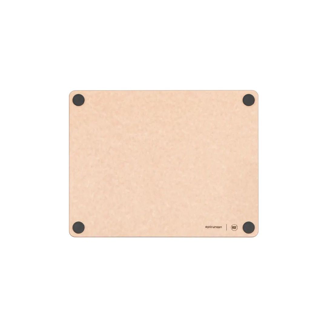 Epicurean 622-14110103 Cutting Board, 14.5" x 11.25" x 3/8" Thick Natural Composite with Black Feet