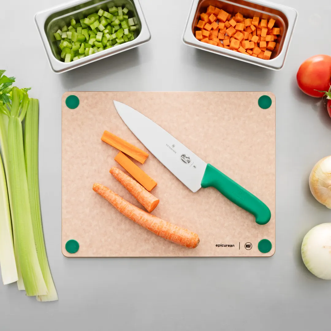 Epicurean 622-14110105 - 14.5" x 11.25" x 3/8" Natural Composite Cutting Board, 350°F Heat‑Resistant