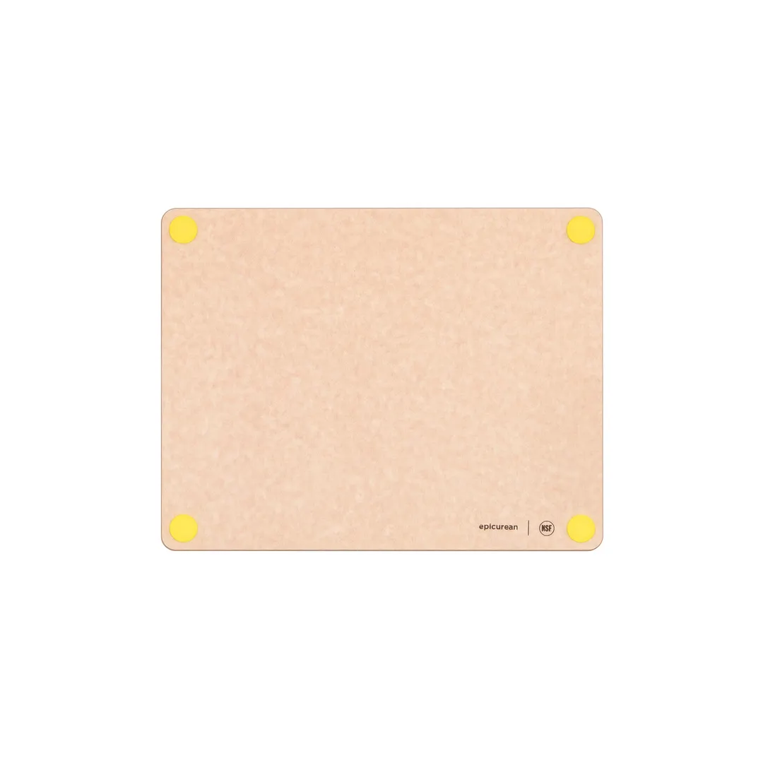 Epicurean 622-14110108 HACCP Cutting Board, 14.5" x 11.25" x 3/8", Natural, Yellow Poultry Feet