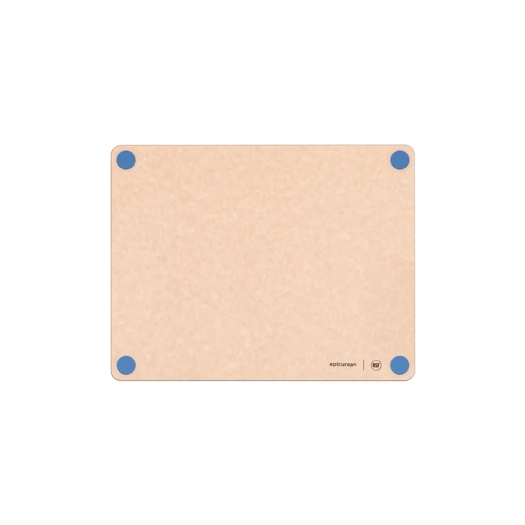 Epicurean 622-14110119 Wood Cutting Board, 14.5" x 11.25" Composite, Blue Seafood Feet