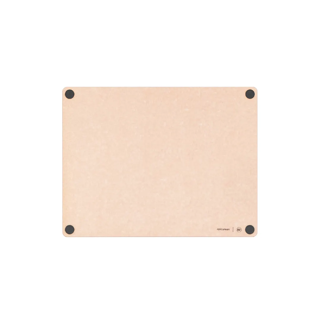 Epicurean 622-19150103 Cutting Board, 19.5" X 15" X 3/8", Natural With Black Feet, Composite