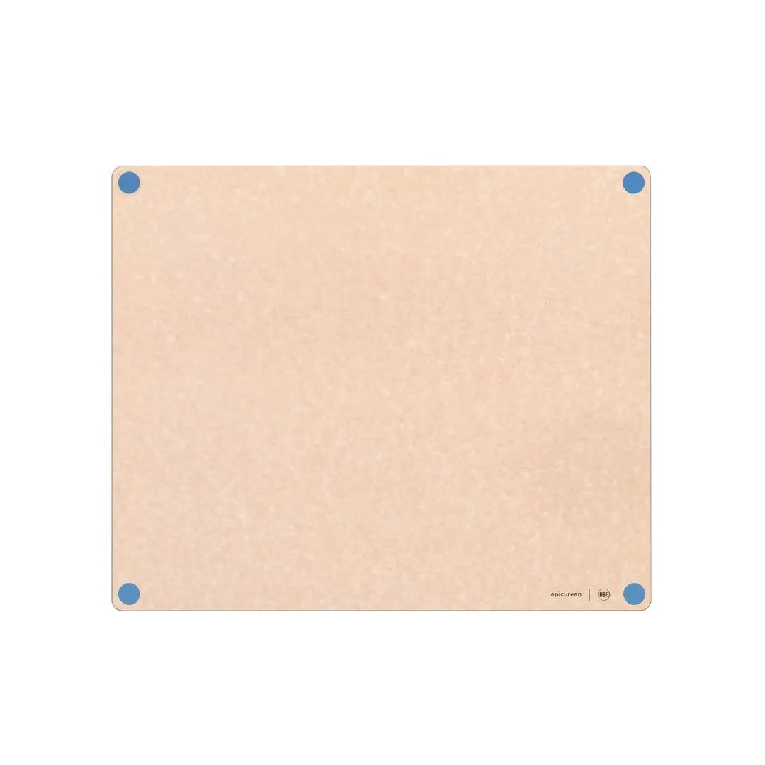 Epicurean 622-23190119 Wood Cutting Board 23" x 19" x 3/8" Blue Feet, NSF, Heat‑Resist, Knife‑Safe