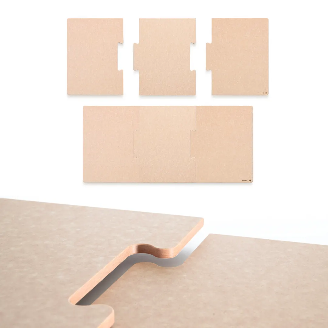 Epicurean 629-442001 Cutting Board, 44" x 20" x 3/8", Comp, 2pcs, NSF/Dishwasher/Heat 350°F/Knife