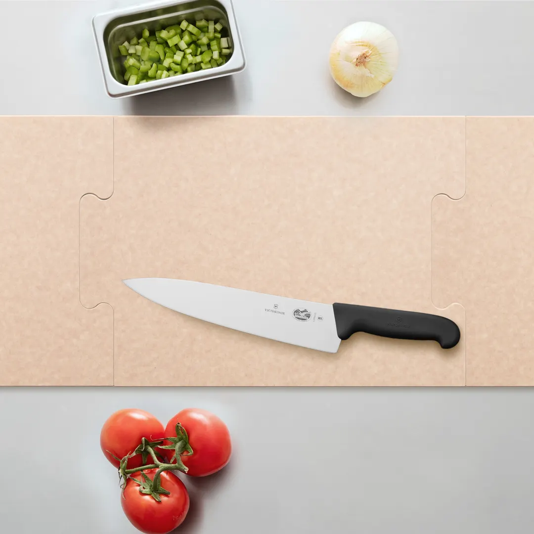 Epicurean 629-721201 Puzzle Board, 72" x 12" x 3/8" Composite, 4pcs, NSF, DishSafe 350°F, Knife Safe