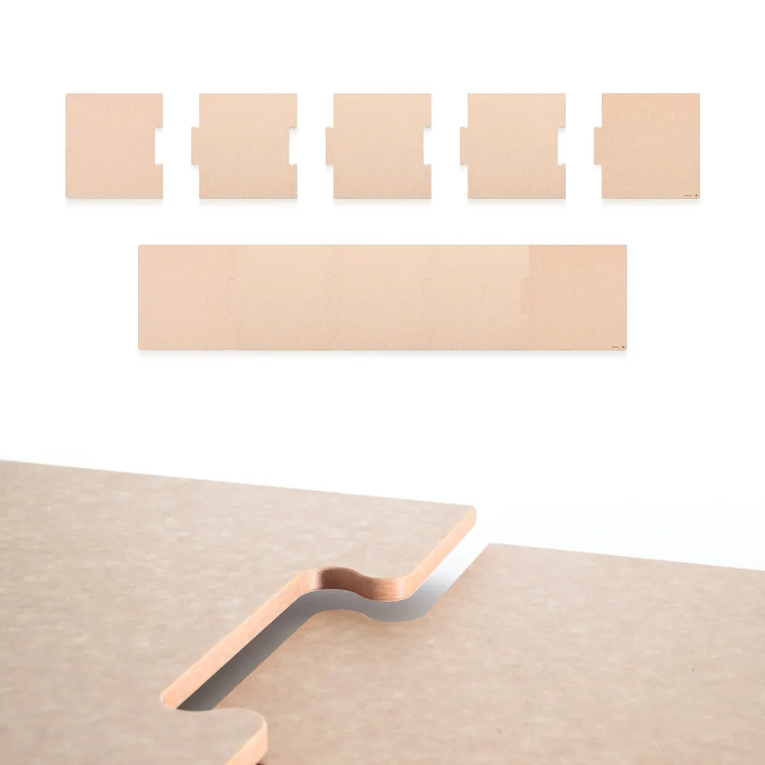 Epicurean 629-932001 Puzzle Board, 93×20×3/8" Natural Composite 5‑Pk Dishwasher 350°F Knife‑Safe
