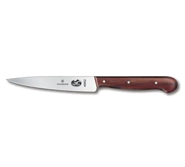 Victorinox 5.2000.12 Utility Knife - 4-3/4" Stamped Blade, Light Weight, Wood Handle, 3"-4"