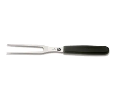 Victorinox 5.2103.15 Carving Fork, 10-1/2", 4" Tines, Black Nylon Handle, Steel Blade, NSF