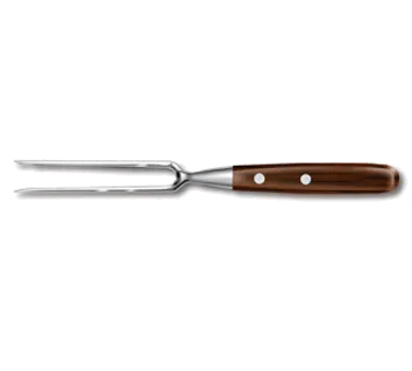 Victorinox 5.2300.15 Carving Fork, 10" Length, 4½" Stainless Steel Tines, Rosewood Wood Handle