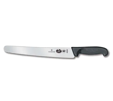 Victorinox 5.2903.26 Super Slicer Knife, 10-1/4" Blade, 1-1/4" Handle, Black Fibrox Handle, Steel NSF