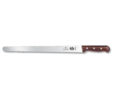 Victorinox 5.4200.36 Slicer Knife – 14" Blade, Straight Edge, 1-1/4" Wood Handle, Stamped