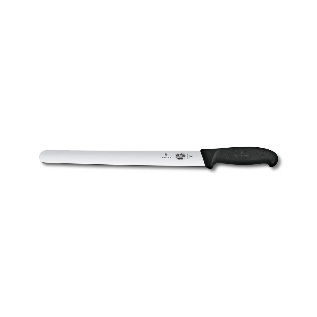 Victorinox 5.4203.30B Roast Beef Slicer Knife, 12" Stamped Blade, Wood Handle, Meat Carving