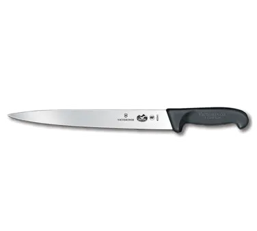 Victorinox 5.4503.30 Slicer Knife – 12" Flex Stamped Black Fibrox Handle Slip‑Resist NSF