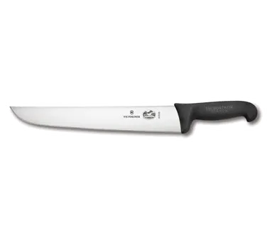 Victorinox 5.5203.31 Churrasco Knife, 12" Blade, 2" Handle, Black Fibrox Pro High Carbon Steel, NSF