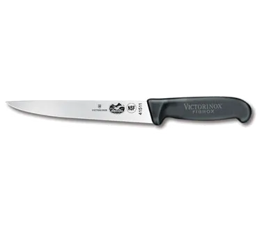 Victorinox 5.5503.18 Boning Knife - 7" Steel Blade, Black Plastic Handle Slip‑Resistant NSF