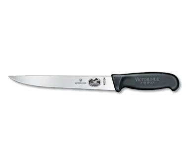Victorinox 5.5503.20 Flank/Shoulder Knife, 8" Blade, Black Fibrox Plastic Handle, NSF