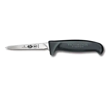 Victorinox 5.5903.08 Boning Knife – 3" Vent Blade, Steel, Black Fibrox Handle, NSF