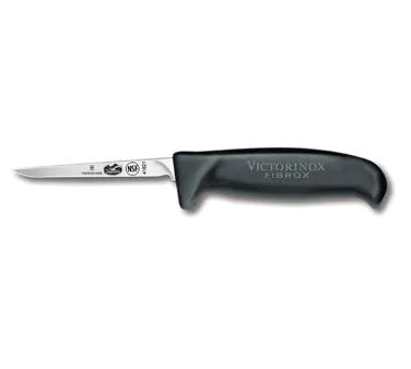 Victorinox 5.5903.09M Boning Knife 3-3/4" Blade Vent Black-Fibrox Handle Slip‑Resist NSF