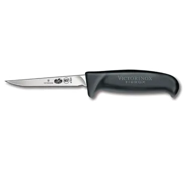 Victorinox 5.5903.11M Boning Knife – 4½" Blade, Stamped, Black Fibrox Handle, Slip‑Resistant, NSF