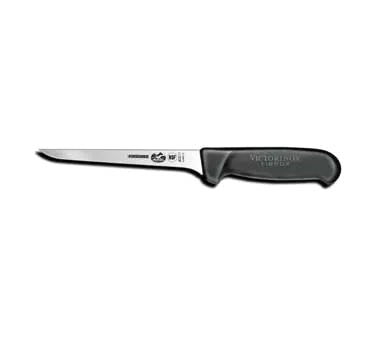 Victorinox 5.6403.15 Boning Knife – 6" Stiff C‑Steel Blade Black Plast Handle Stamped Slip‑Res NSF