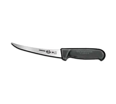 Victorinox 5.6603.15 Boning Knife – 6" Semi-Stiff Blade, Carbon Steel, Black Fibrox Handle, Stamped