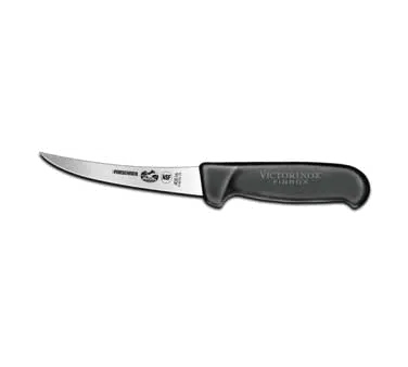 Victorinox 5.6613.12 Boning Knife 5" Flexible Blade, Steel, Black Fibrox Plastic Handle SlipRes NSF