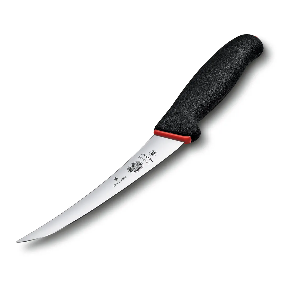 Victorinox 5.6613.15D Boning Knife – 6" Steel Blade, Black Plastic Handle, Stamped, NSF