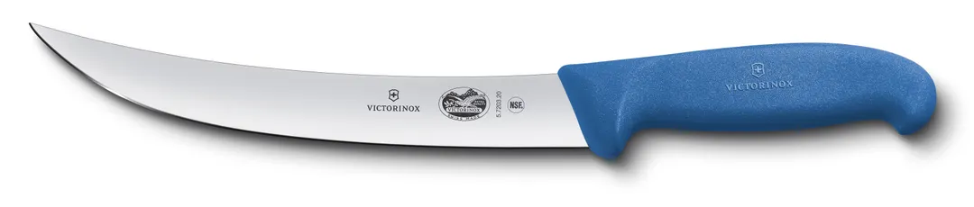 Victorinox 5.7202.20 Breaking Knife – 8" Stainless Steel Blade, Blue Plastic Handle, Slip‑Resistant