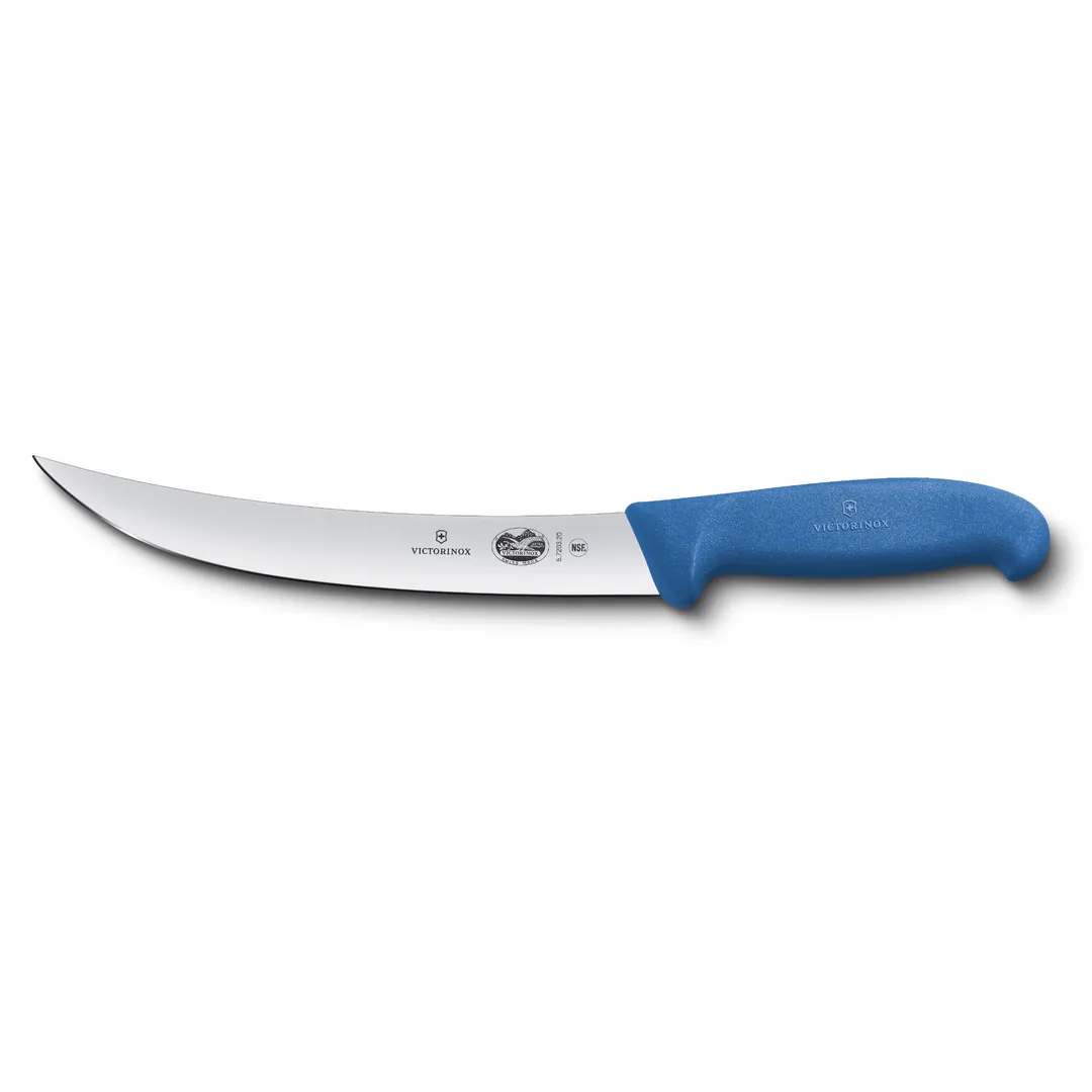 Victorinox 5.7202.20B Breaking Knife – 8" Stamped Blade, Stainless Steel Blue Fibrox Plastic Handle