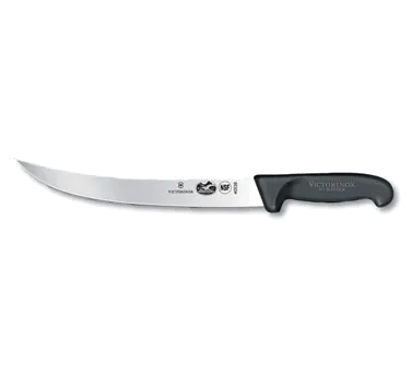 Victorinox 5.7203.25 Stamped Breaking Knife – 10" Black Fibrox Plastic Handle, NSF Slip‑Resistant