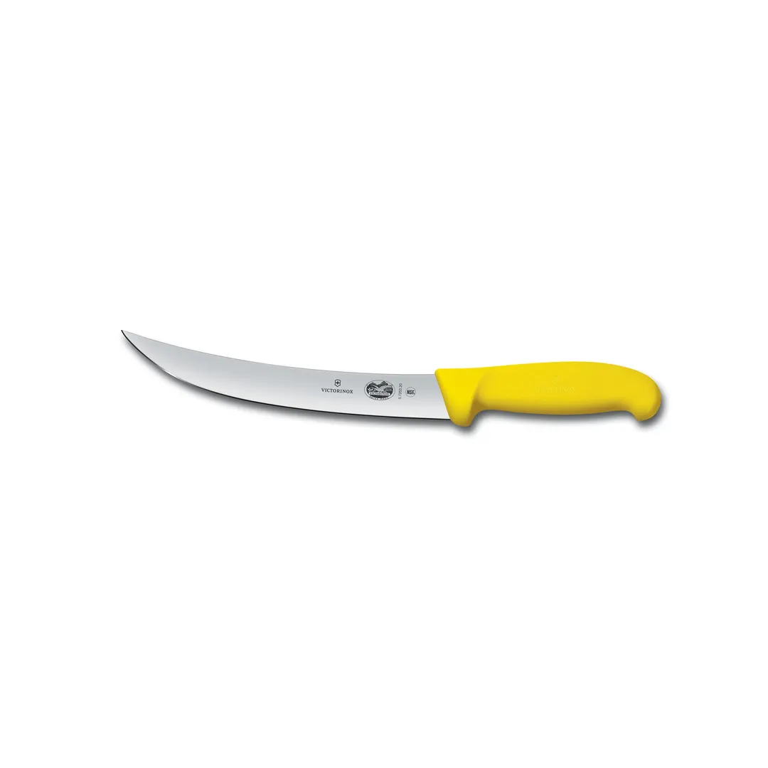 Victorinox 5.7208.20B Breaking Knife - 8" Stamped Steel Blade, Yellow Fibrox Plastic Handle