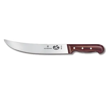 Victorinox 5.7300.25 Cimeter Knife – 10" Curved Blade, Stamped Style, Wood Handle, Wood Material