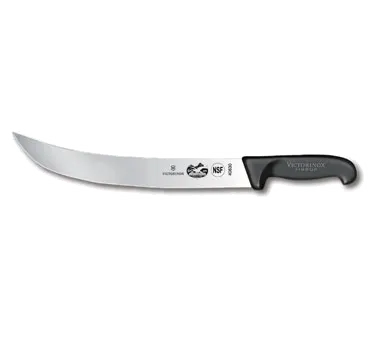 Victorinox 5.7303.31 Cimeter Knife - 12" Blade Blk Plastic Handle Steel Slip-Resistant NSF