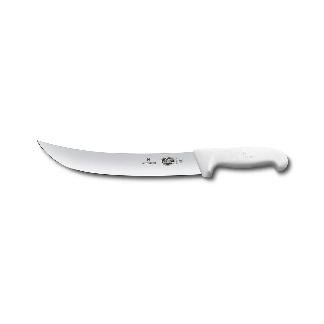 Victorinox 5.7307.25B Cimeter Knife – Stamped 10" Blade, Wood Handle, Wood Material, Kitchen Cutlery