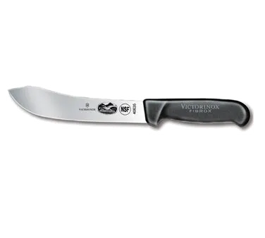 Victorinox 5.7403.18 Butcher Knife – 7" Straight Blade, Stamped, Black Plastic Handle, NSF