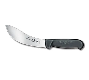 Victorinox 5.7803.15 Skinning Knife - 6" Curved Blade, Black Fibrox Pro Handle Slip-Resistant, NSF