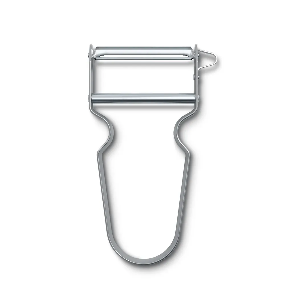 Victorinox 6.09 Vegetable Peeler, 5" Length, Stainless Steel Blade, Rex Silver