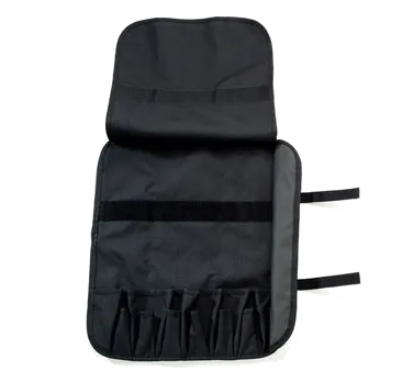Victorinox 7.4012.3 Cutlery Roll Bag, Holds 13 Knives Up To 14" Long, Black Polyester, 13‑Knife
