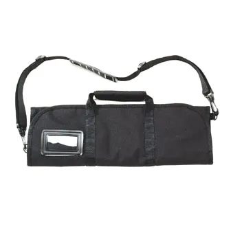 Victorinox 7.4012.5 Cutlery Roll – Holds 12 Knives Up To 12" Long, Black Polyester Soft Bag