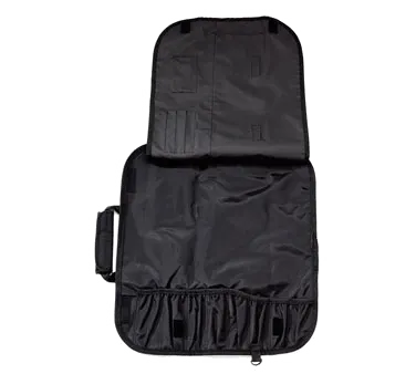 Victorinox 7.4012.6 Cutlery Roll - Soft Bag Holds 8 Knives Up To 12" Long, Black Polyester