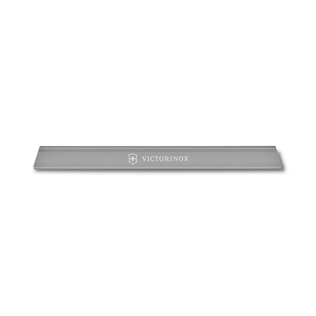 Victorinox 7.4014 Magnetic Knife Holder, 13" Gray Plastic, Blade Guard 10½" x 1", Kitchen Rack