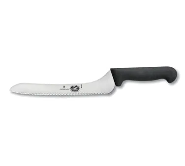 Victorinox 7.6058.13 Bread & Sandwich Knife 9" Blade Black Poly Handle Stamped Stainless 1½" Width