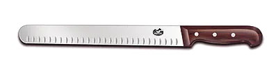 Victorinox 7.6059.12 Slicer Knife – 14" Stamped Blade With Granton Edge, Wood Handle