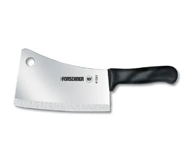 Victorinox 7.6059.16 Cleaver Knife – 7" x 3" Blade, 15 oz., Black Poly Slip‑Resistant Handle, NSF