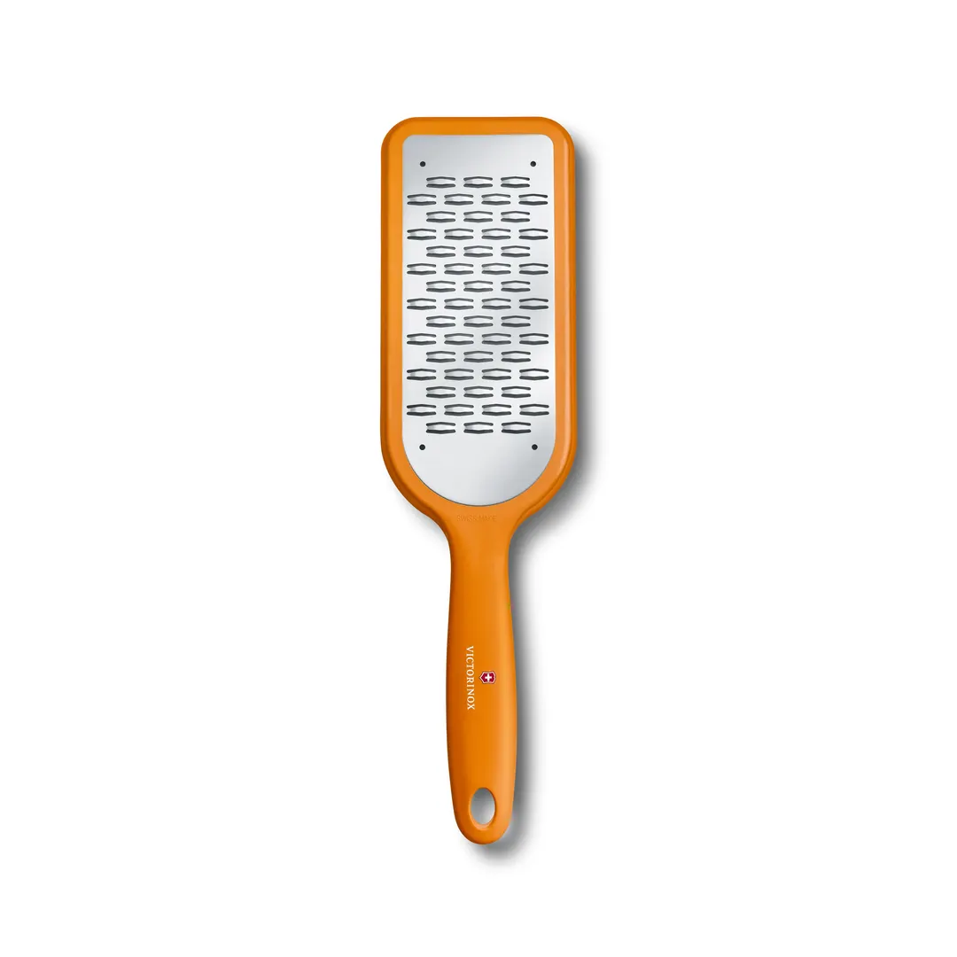 Victorinox 7.6084.9 Grater – Medium Orange, Wood Handle, Stainless Steel Blade – Accessory
