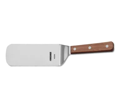 Victorinox 7.6259.2 Stainless Steel Turner, 3" x 8" Walnut Wood Handle, Kitchen Utensil