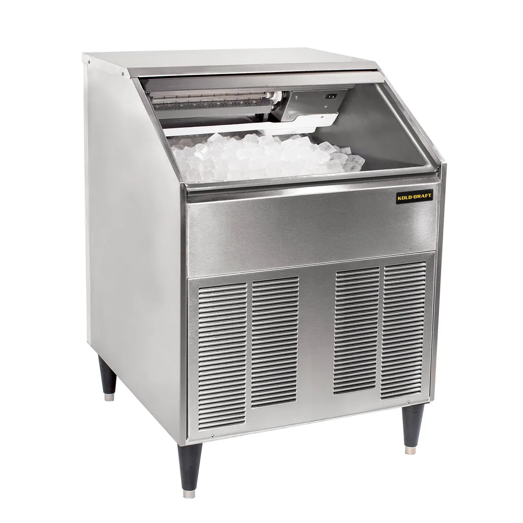 Kold-Draft SC201ACE - 1.25" Full Cube Ice Maker with 125 lb Bin, Stainless Steel, Air‑Cooled, R-290