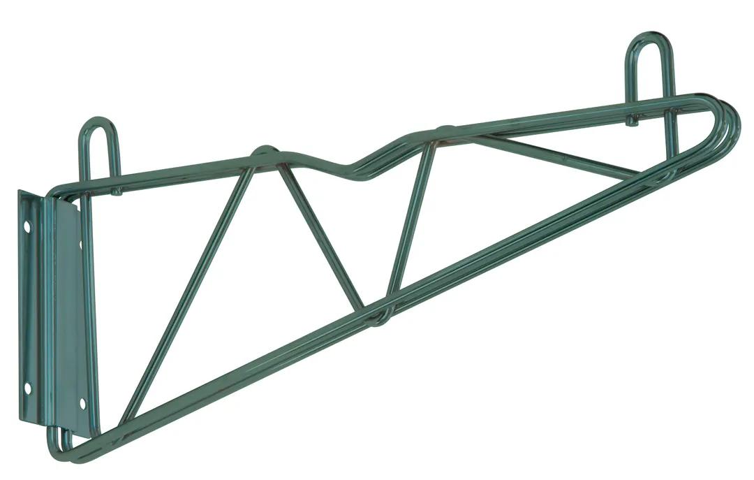 Quantum DWB14P Cantilever Shelf Bracket, 14 Inch Depth, Green Epoxy Coated, NSF, Sold per Pair